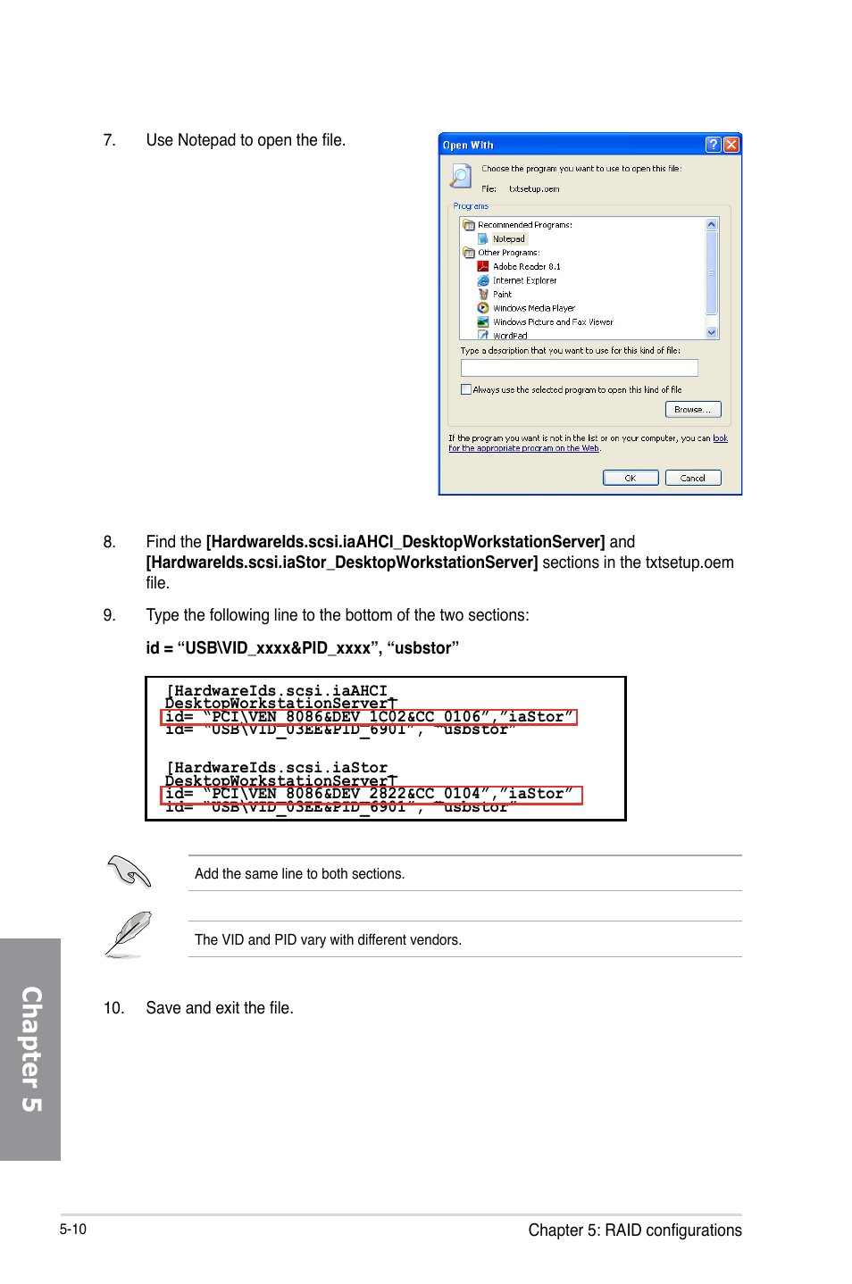 Chapter 5 | Asus SABERTOOTH 990FX/GEN3 R2.0 User Manual | Page 168 / 184