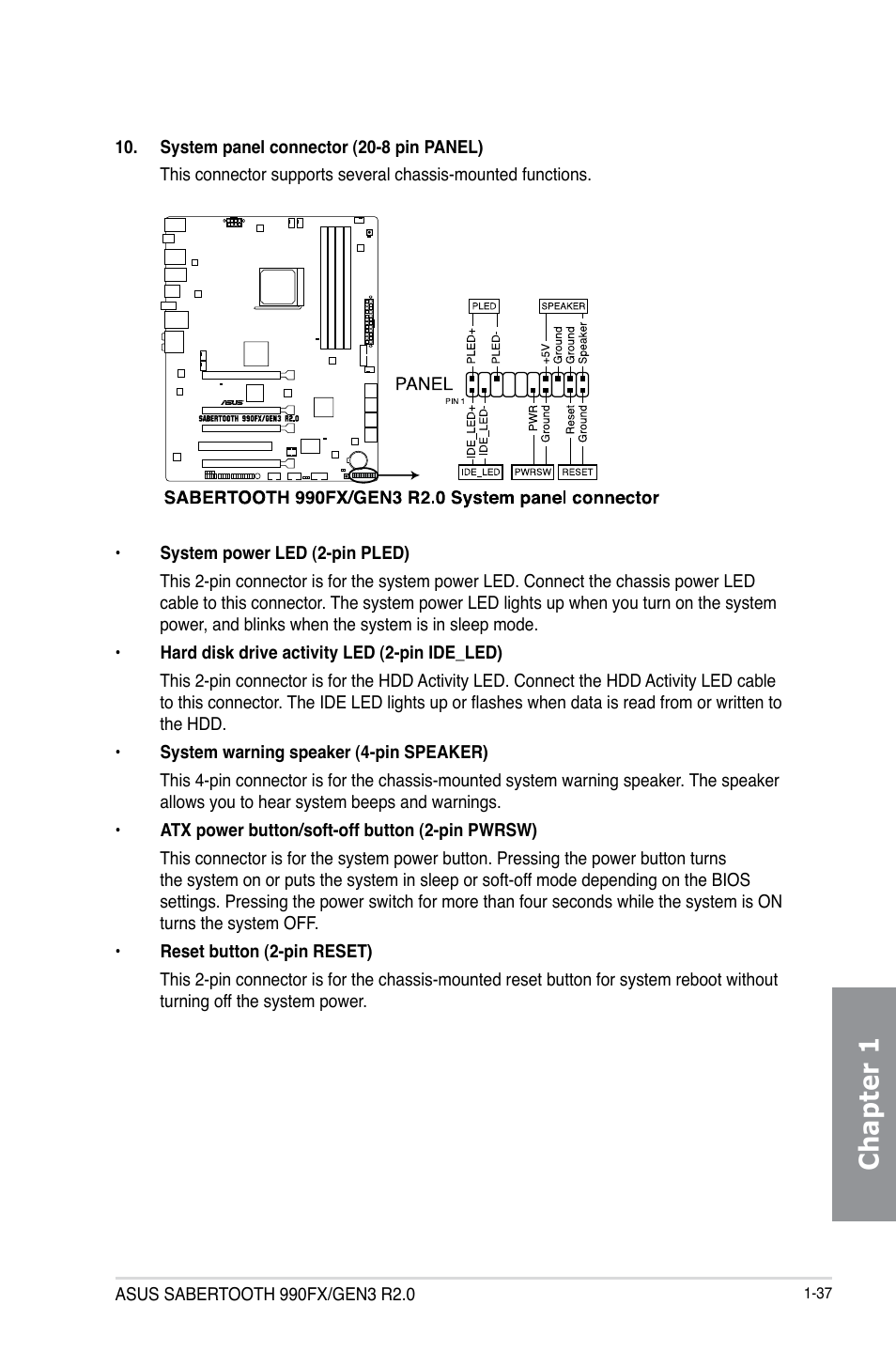 Chapter 1 | Asus SABERTOOTH 990FX/GEN3 R2.0 User Manual | Page 51 / 184