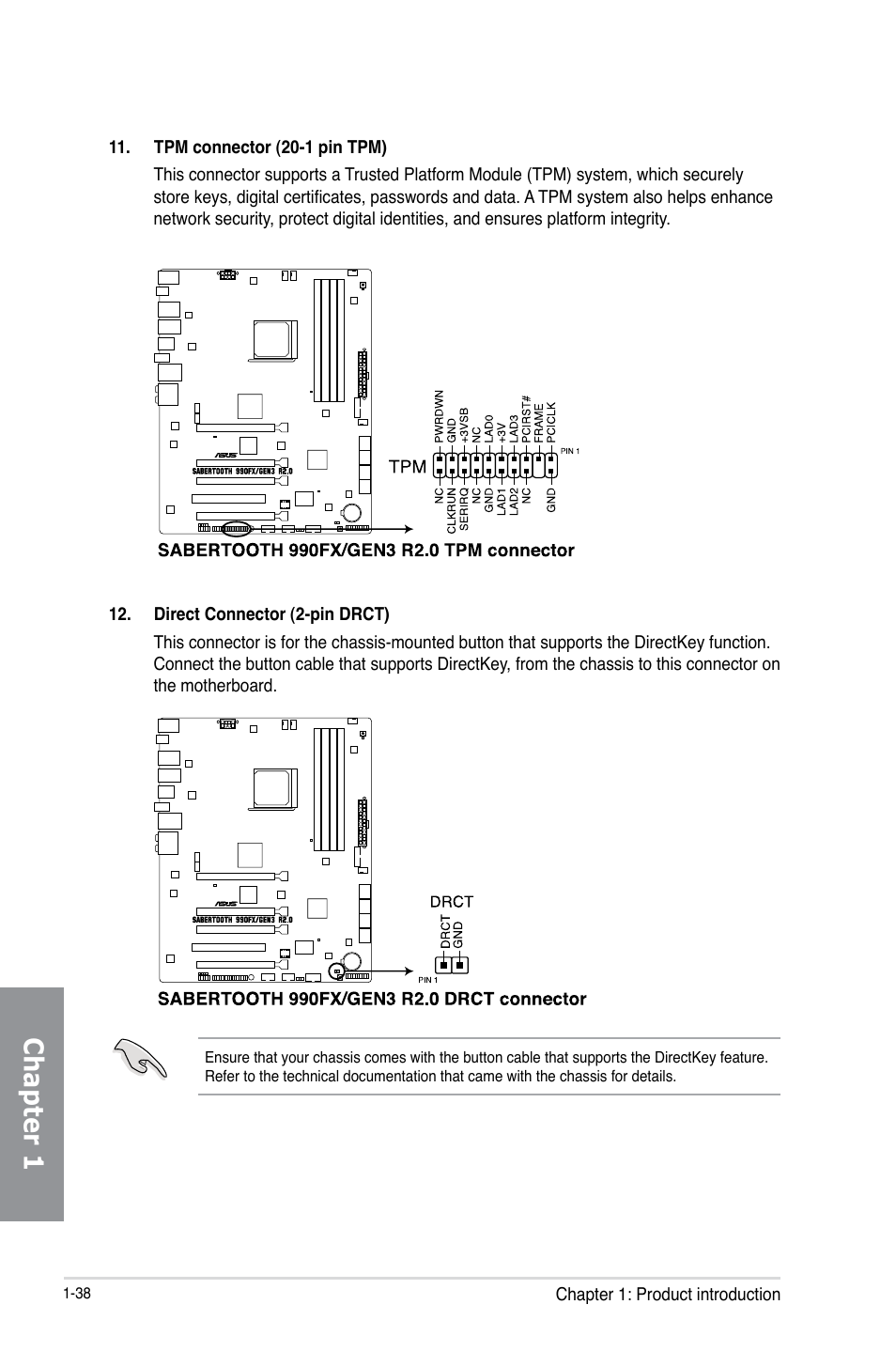 Chapter 1 | Asus SABERTOOTH 990FX/GEN3 R2.0 User Manual | Page 52 / 184