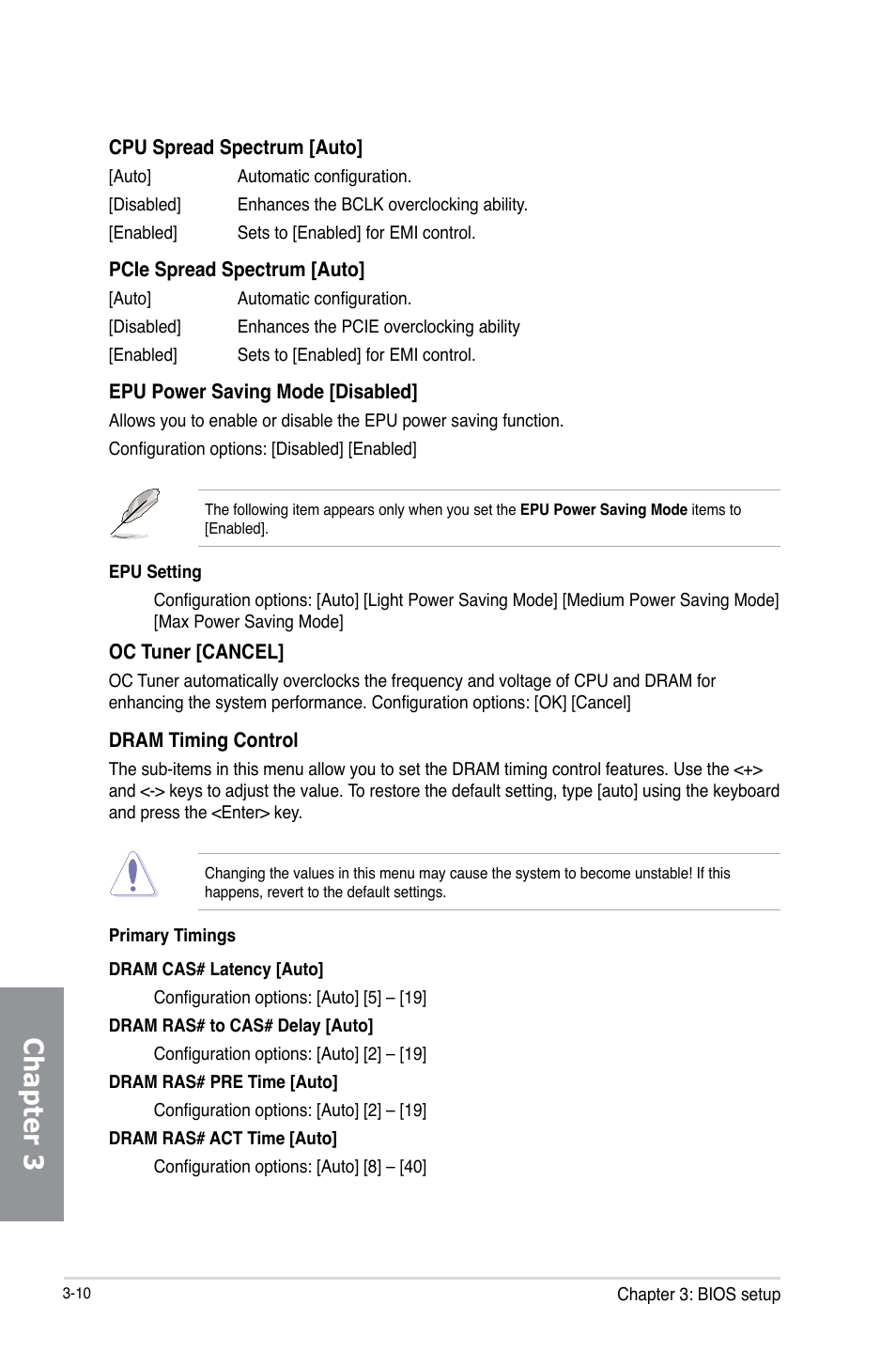 Chapter 3 | Asus SABERTOOTH 990FX/GEN3 R2.0 User Manual | Page 80 / 184