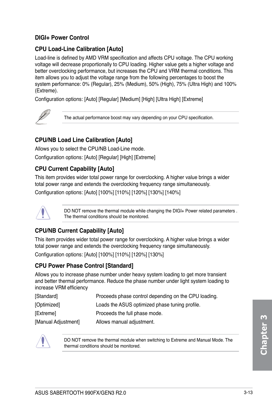 Chapter 3 | Asus SABERTOOTH 990FX/GEN3 R2.0 User Manual | Page 83 / 184