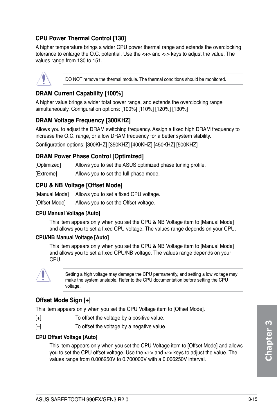 Chapter 3 | Asus SABERTOOTH 990FX/GEN3 R2.0 User Manual | Page 85 / 184