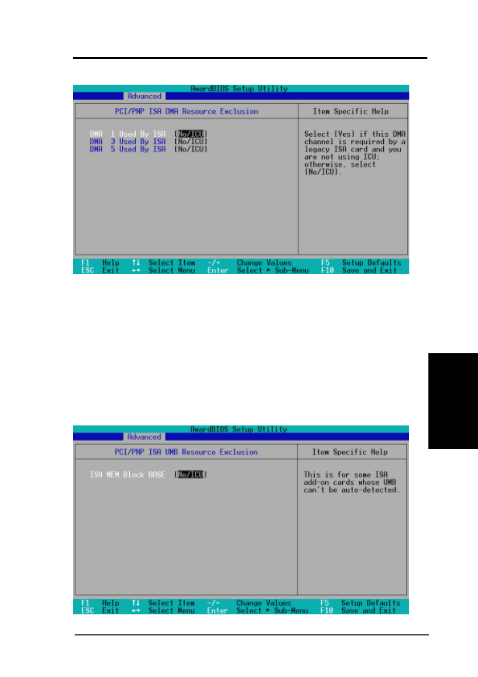 Bios setup | Asus CUW User Manual | Page 71 / 128