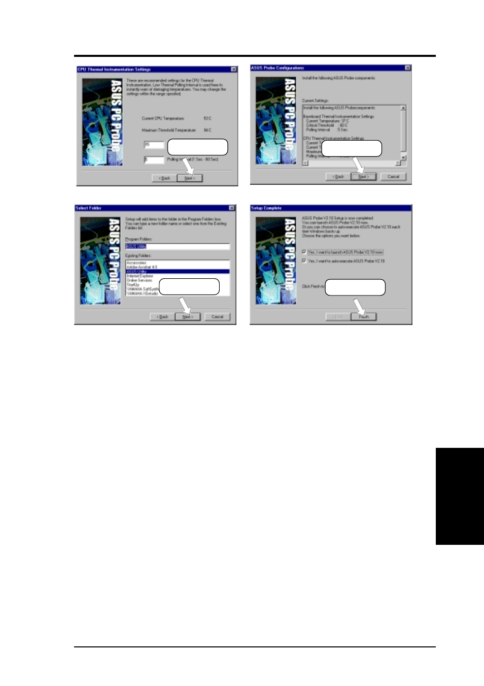 Software setup | Asus CUW User Manual | Page 91 / 128