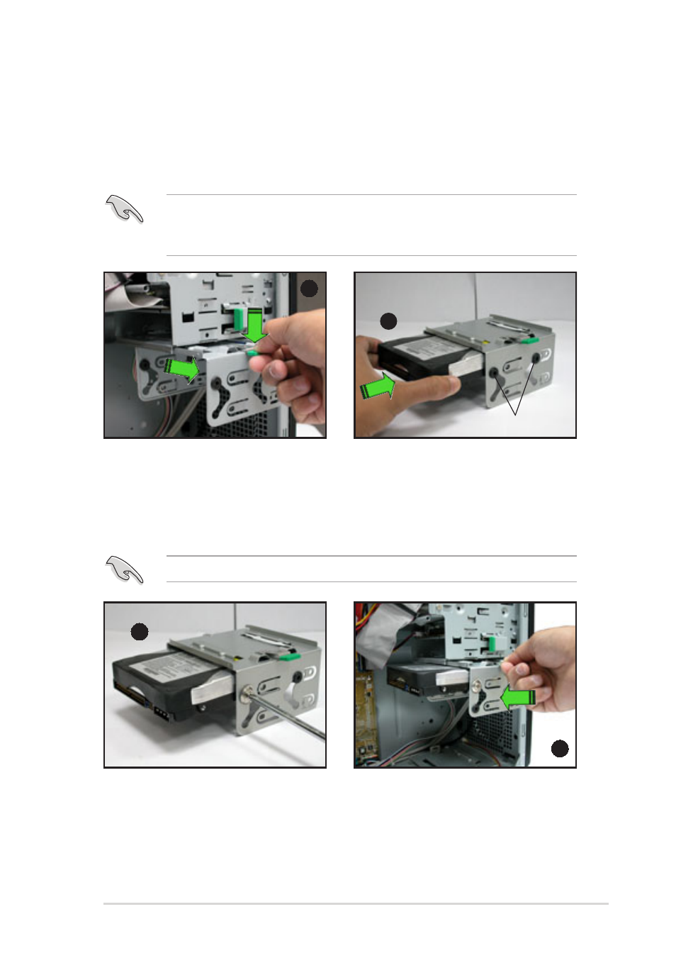 2 hard disk drive installation | Asus AP120-E1 User Manual | Page 27 / 52