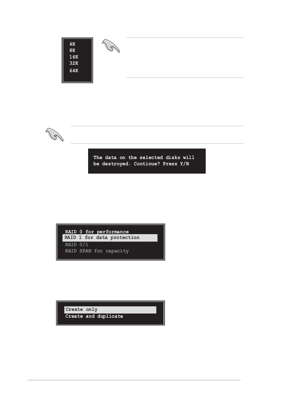 Raid 1 for data protection | Asus K8V Deluxe User Manual | Page 130 / 144