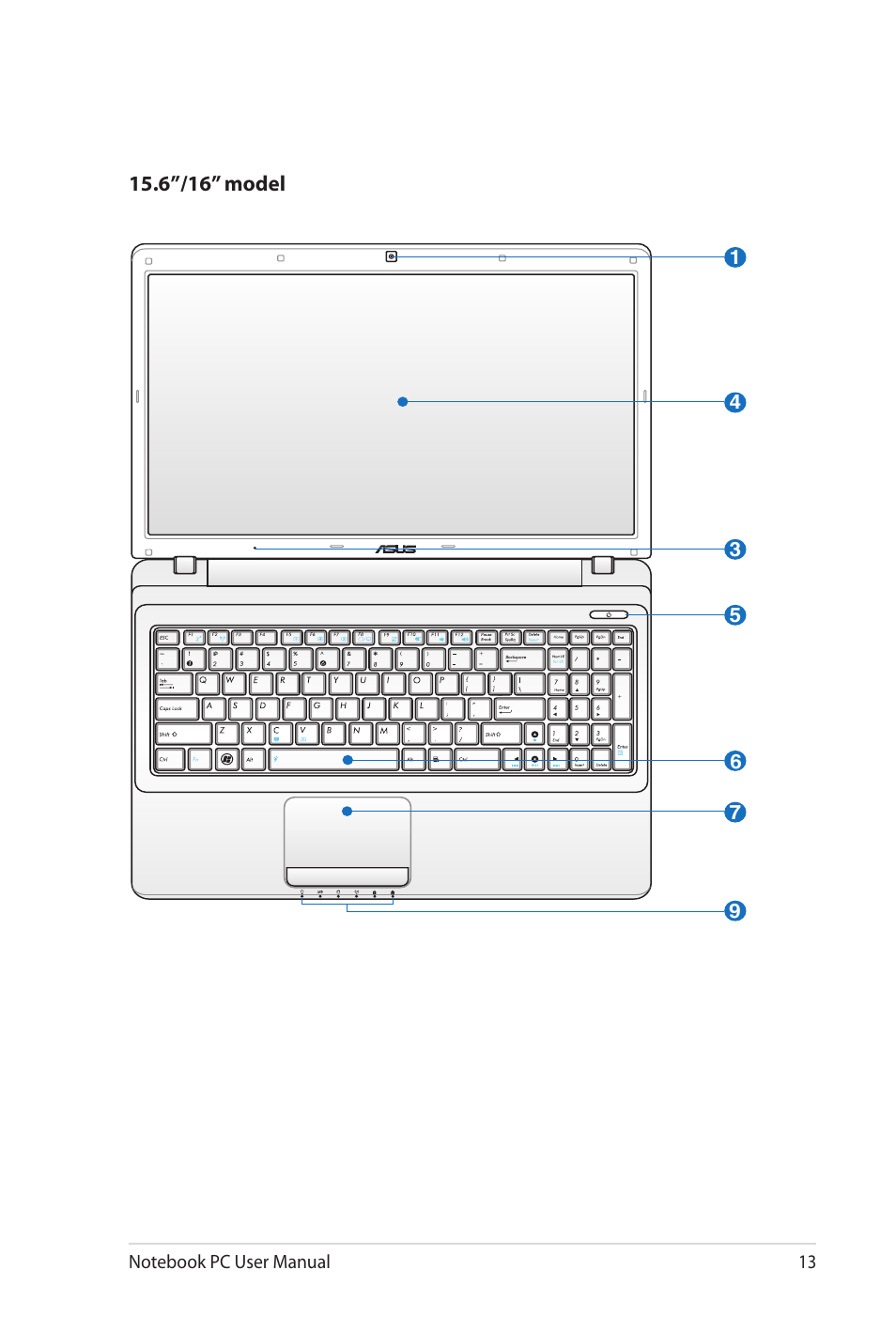 Asus X52JE User Manual | Page 13 / 110