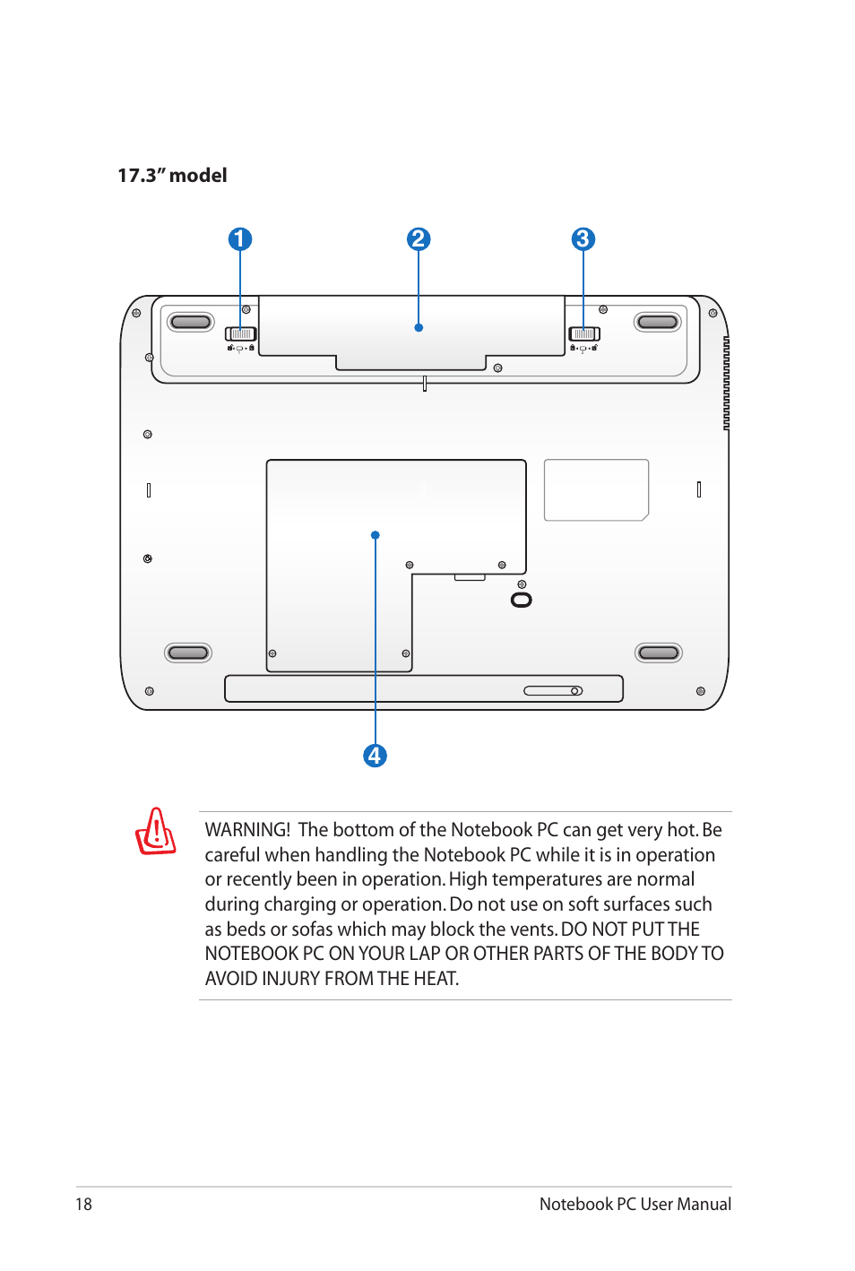 Asus X52JE User Manual | Page 18 / 110