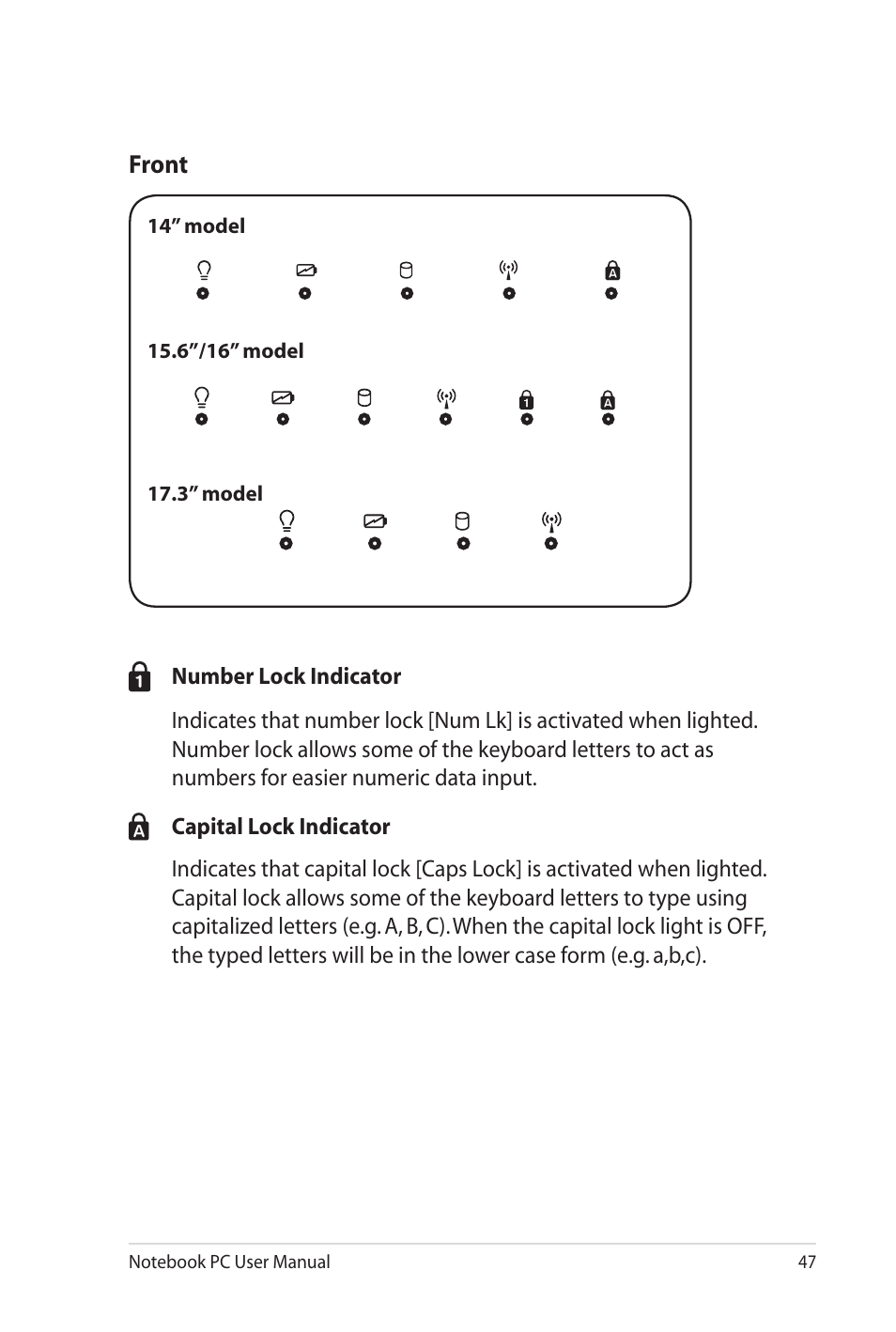 Asus X52JE User Manual | Page 47 / 110