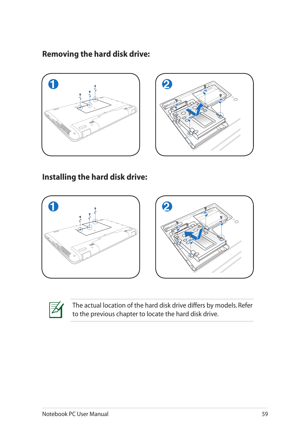 Asus X52JE User Manual | Page 59 / 110