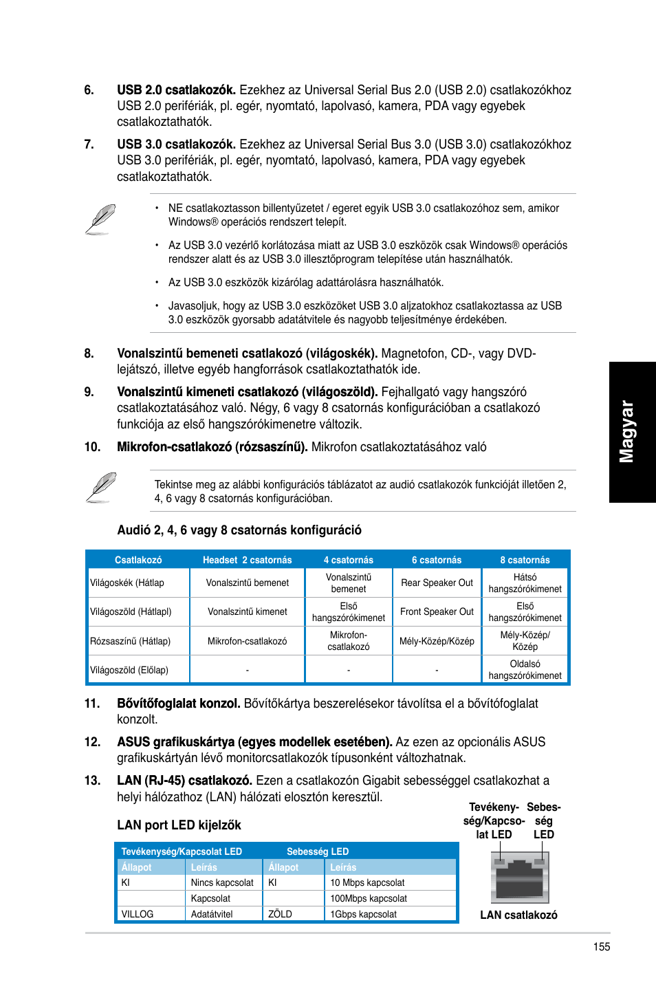 Magyar | Asus CM6340 User Manual | Page 157 / 492