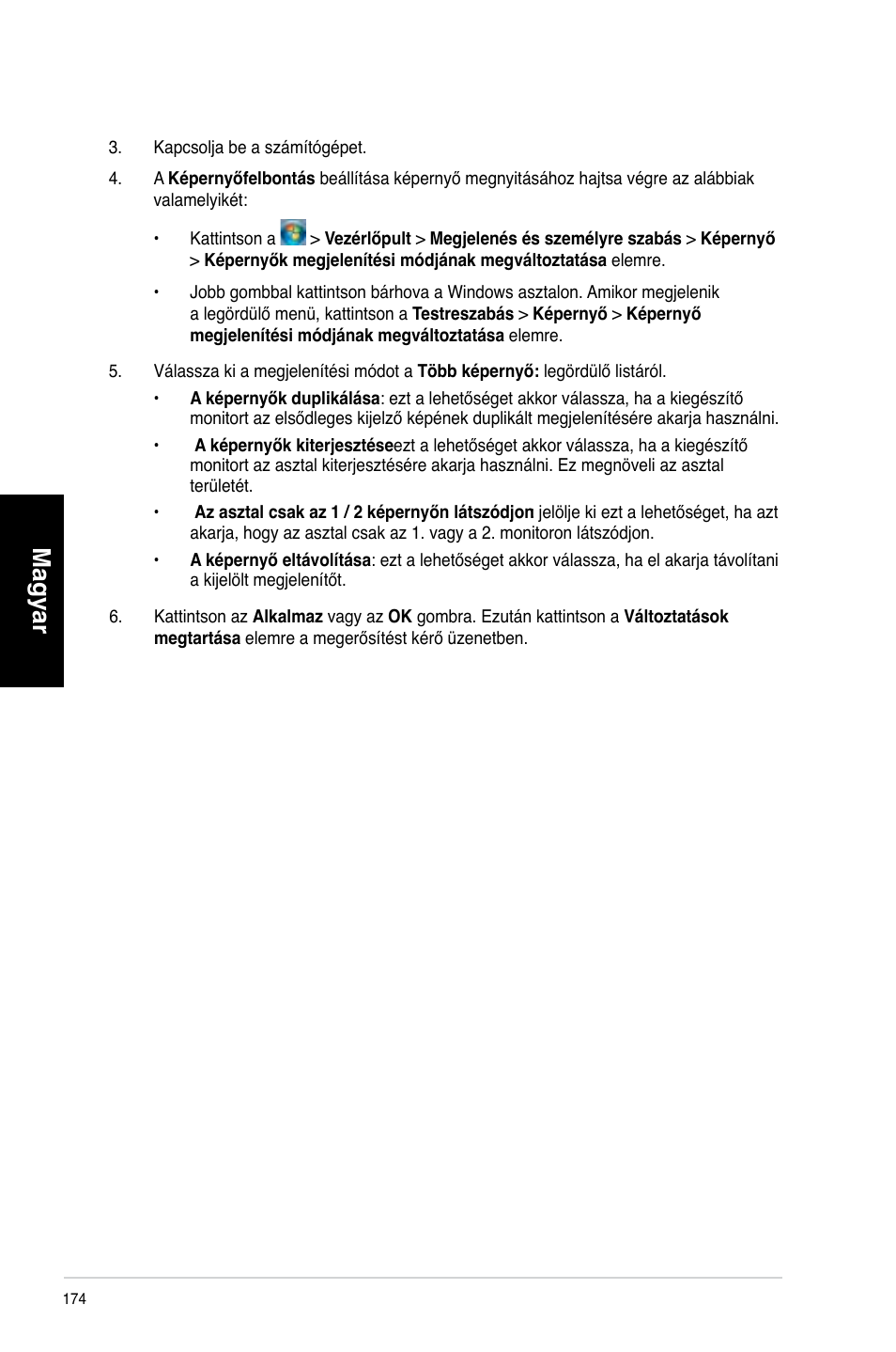 Magyar | Asus CM6340 User Manual | Page 176 / 492