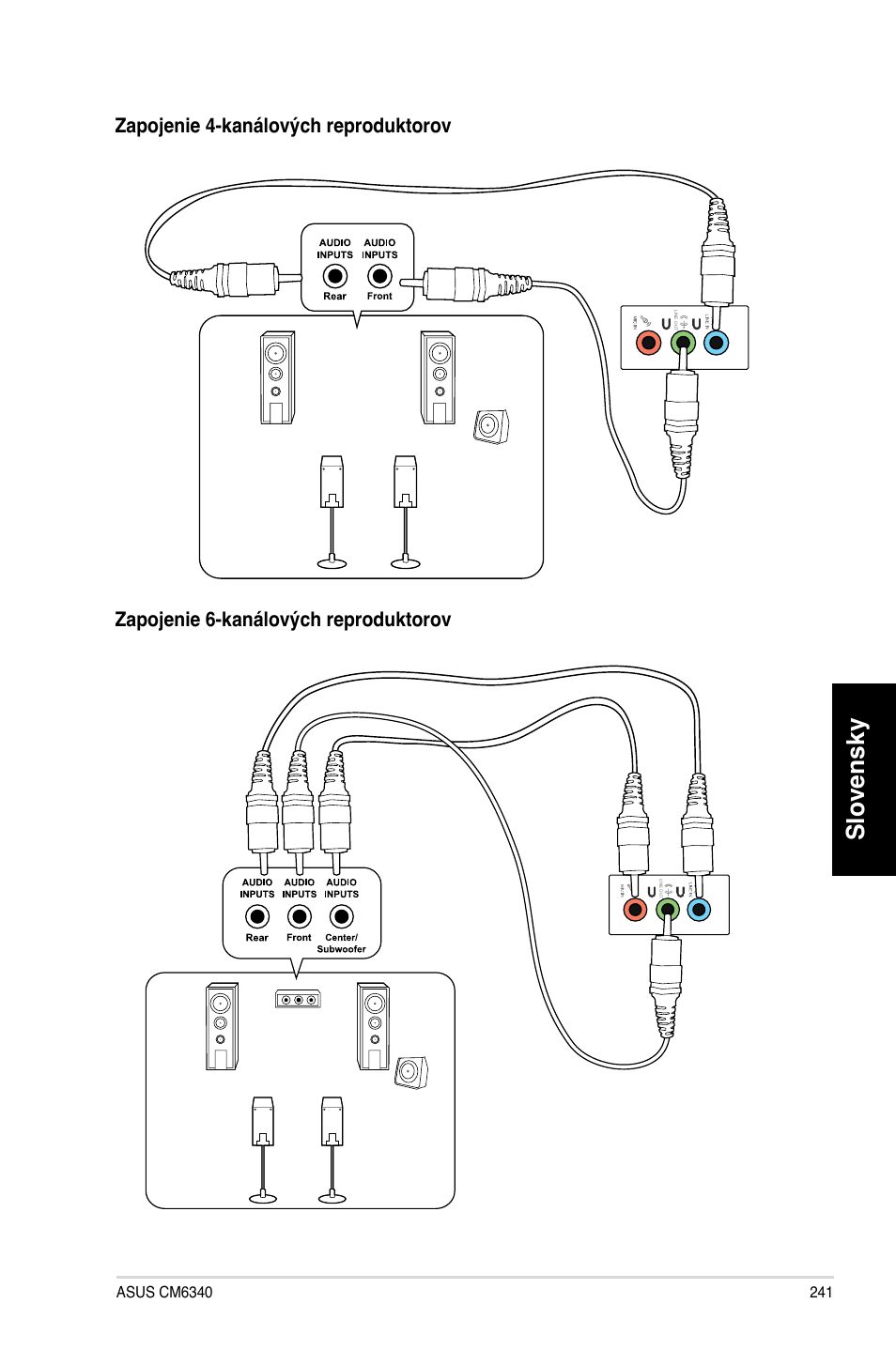 Slovensky | Asus CM6340 User Manual | Page 243 / 492