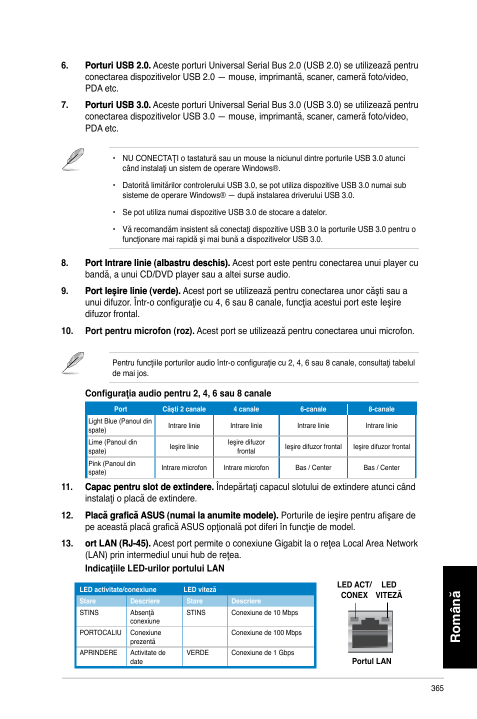 Română | Asus CM6340 User Manual | Page 367 / 492