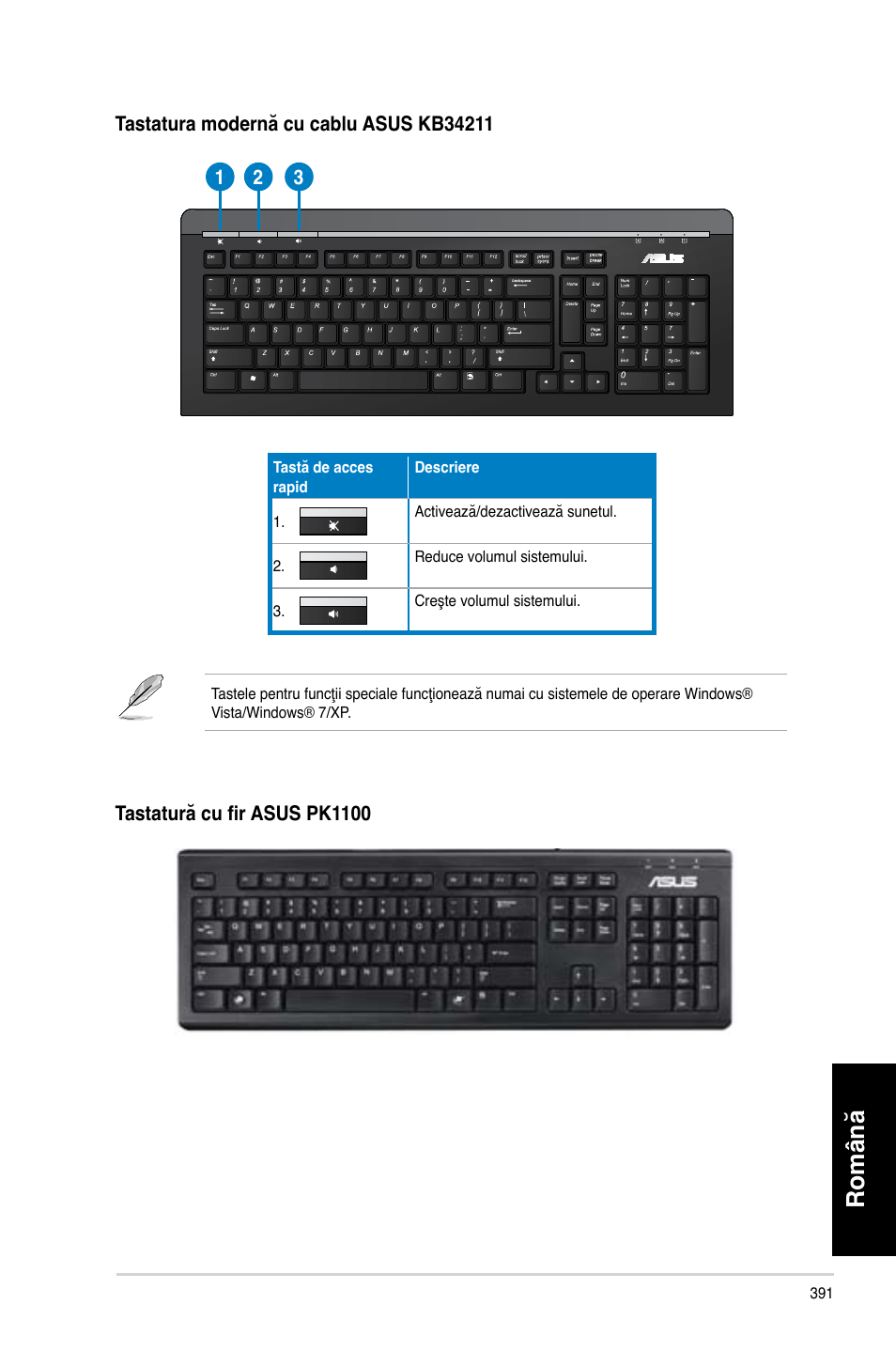 Română | Asus CM6340 User Manual | Page 393 / 492