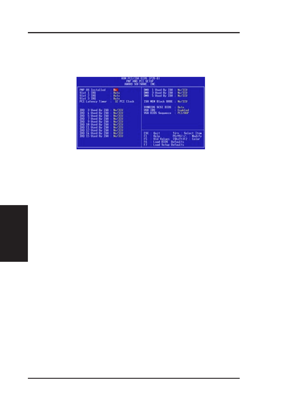 Iv. bios software, Pnp and pci setup | Asus P2B-B User Manual | Page 52 / 64