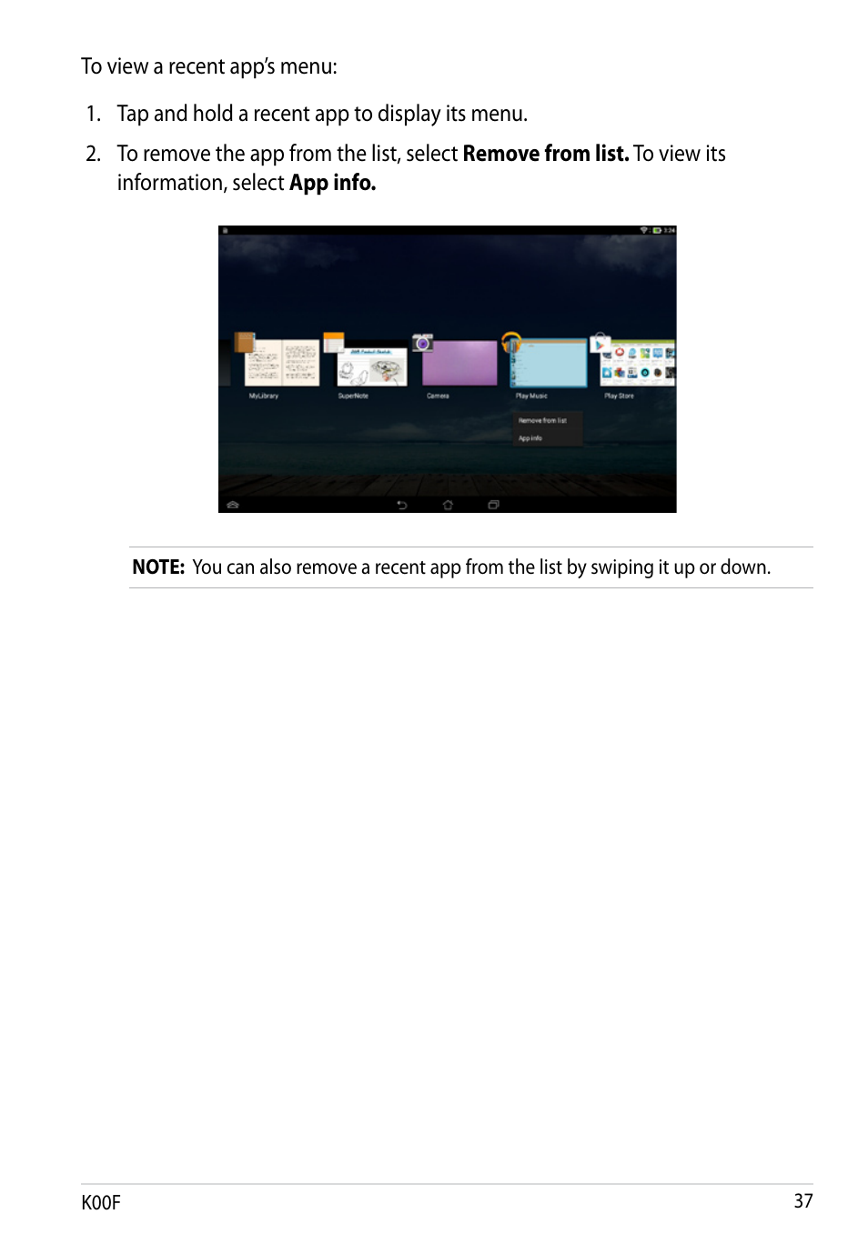 Asus MeMO Pad 10 User Manual | Page 37 / 88