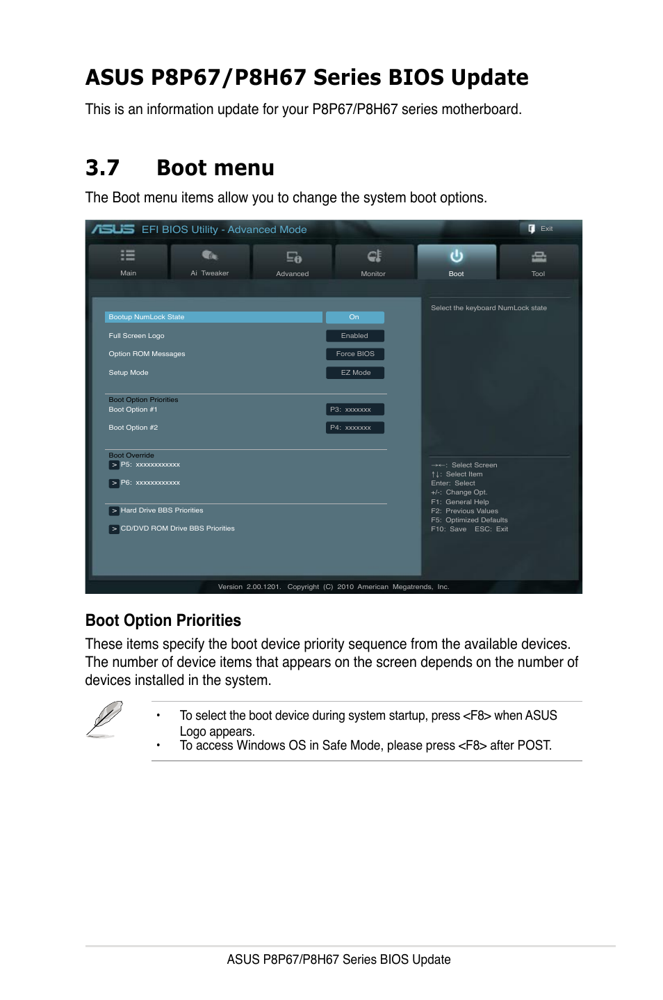 Asus Sabertooth P67 User Manual | 1 page