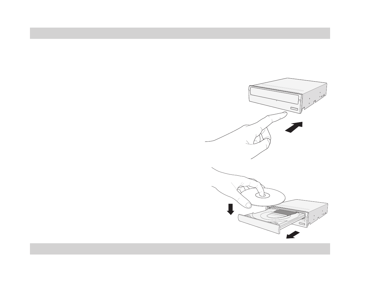 Drive basics, Placing a disc into the drive | Asus DVD-E616P2 User Manual | Page 24 / 34