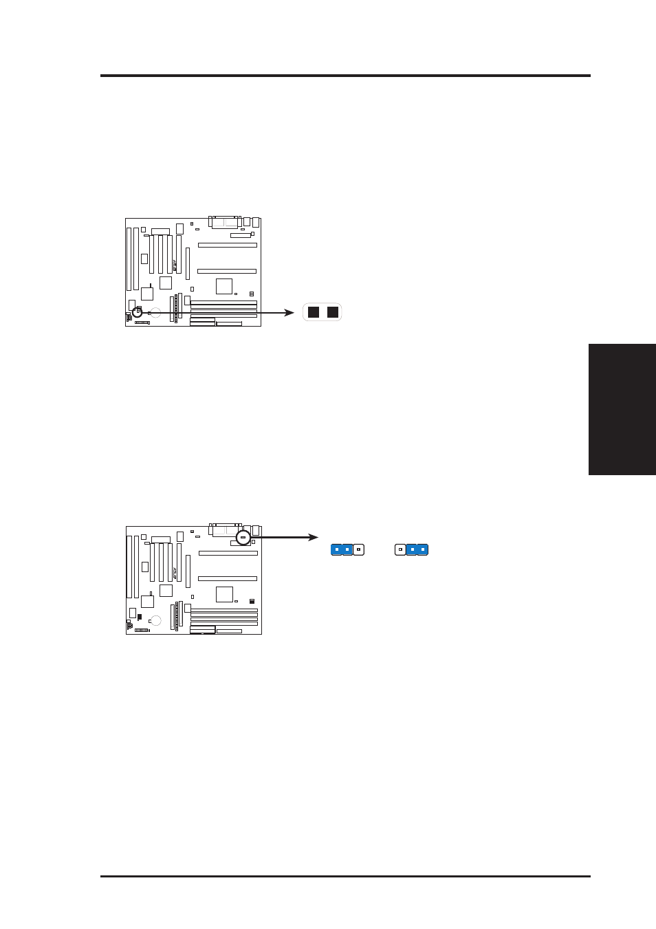 Iii. installation, Jumper settings, Asus p2b-d/p2b-ds user’s manual 13 | Iii. inst alla tion motherboard settings | Asus P2B-DS User Manual | Page 13 / 80