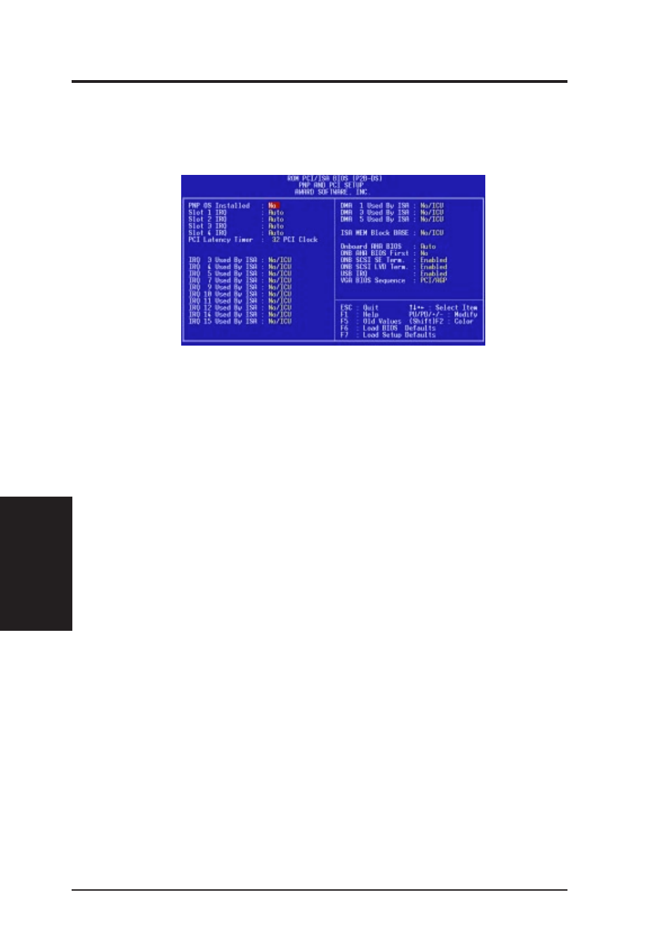 Iv. bios software, Pnp and pci setup | Asus P2B-DS User Manual | Page 52 / 80