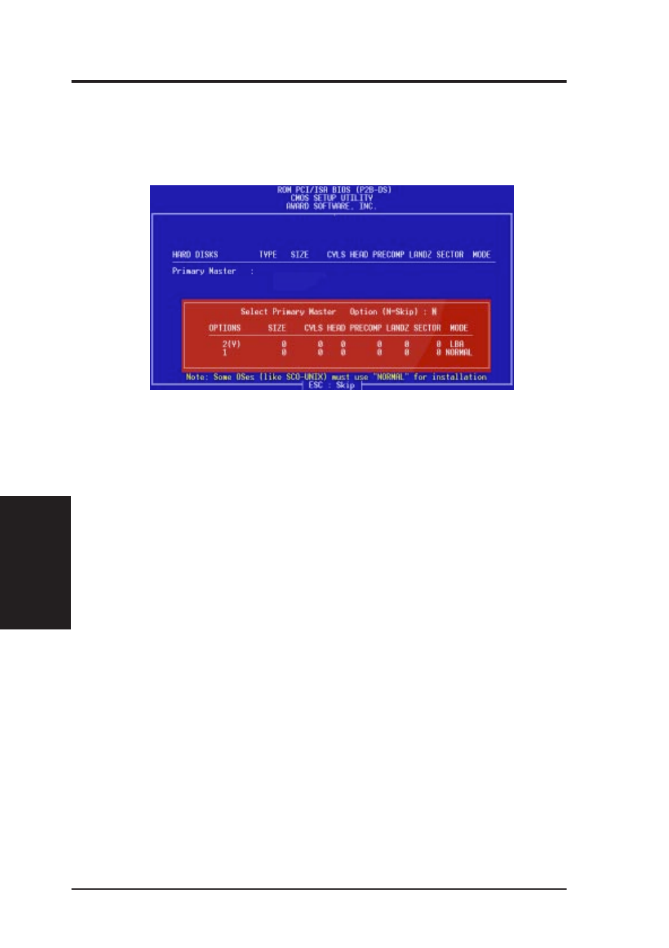 Iv. bios software, Ide hdd auto detection | Asus P2B-DS User Manual | Page 56 / 80