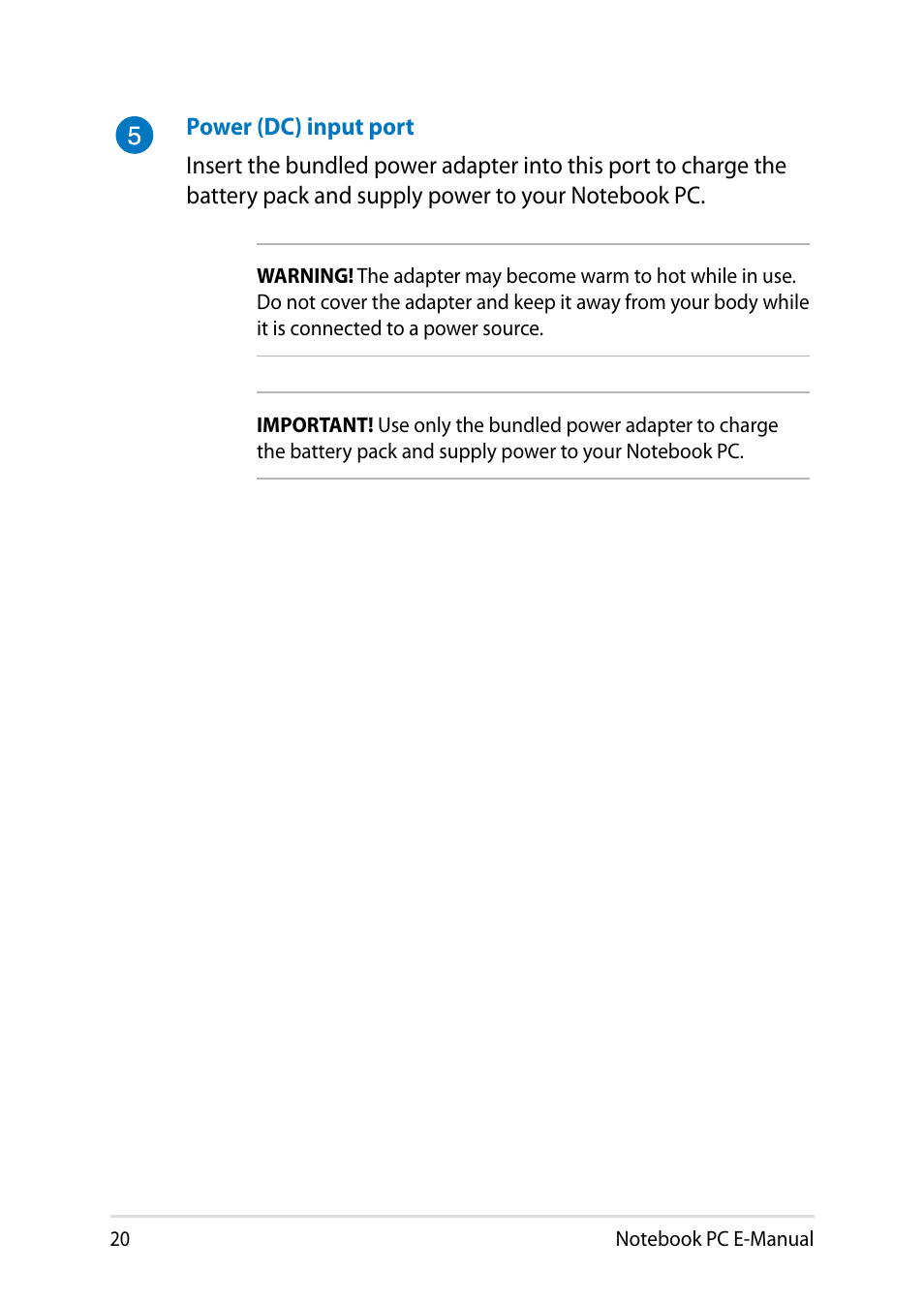 Asus PU401LA User Manual | Page 20 / 132