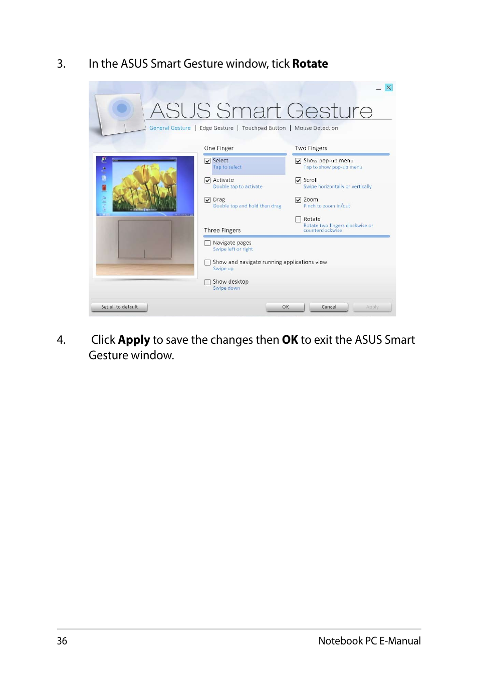 Asus PU401LA User Manual | Page 36 / 132