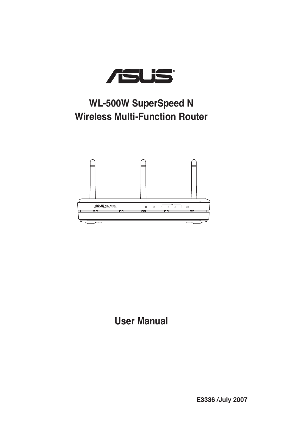 Asus WL-500W User Manual | 56 pages