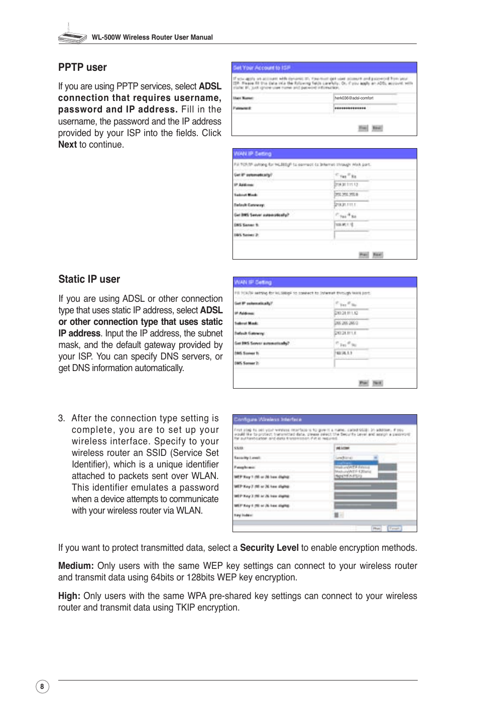 Asus WL-500W User Manual | Page 10 / 56