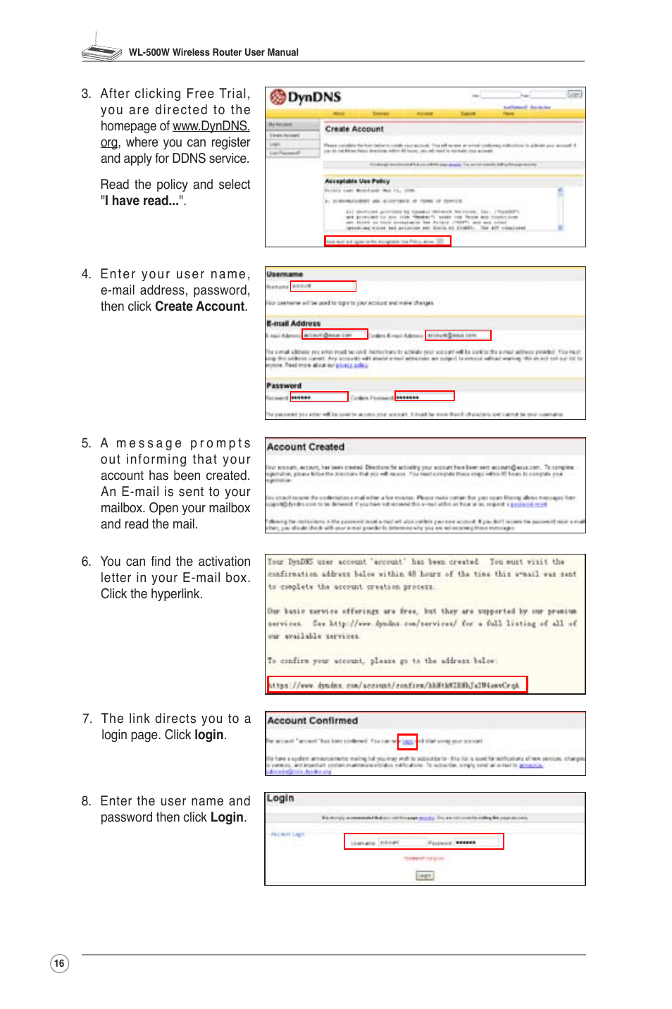 Asus WL-500W User Manual | Page 18 / 56