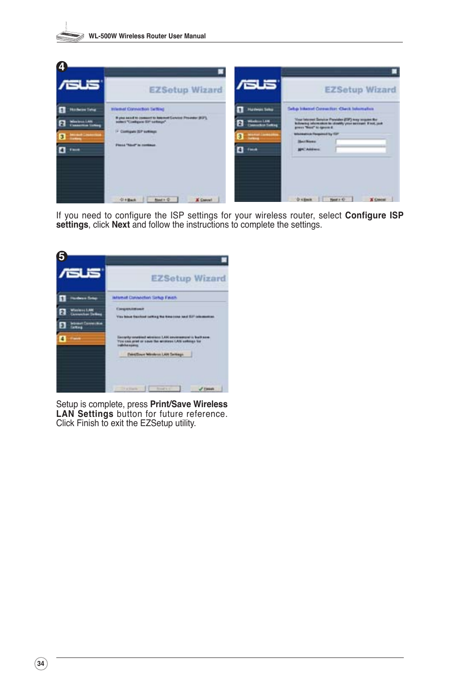 Asus WL-500W User Manual | Page 36 / 56