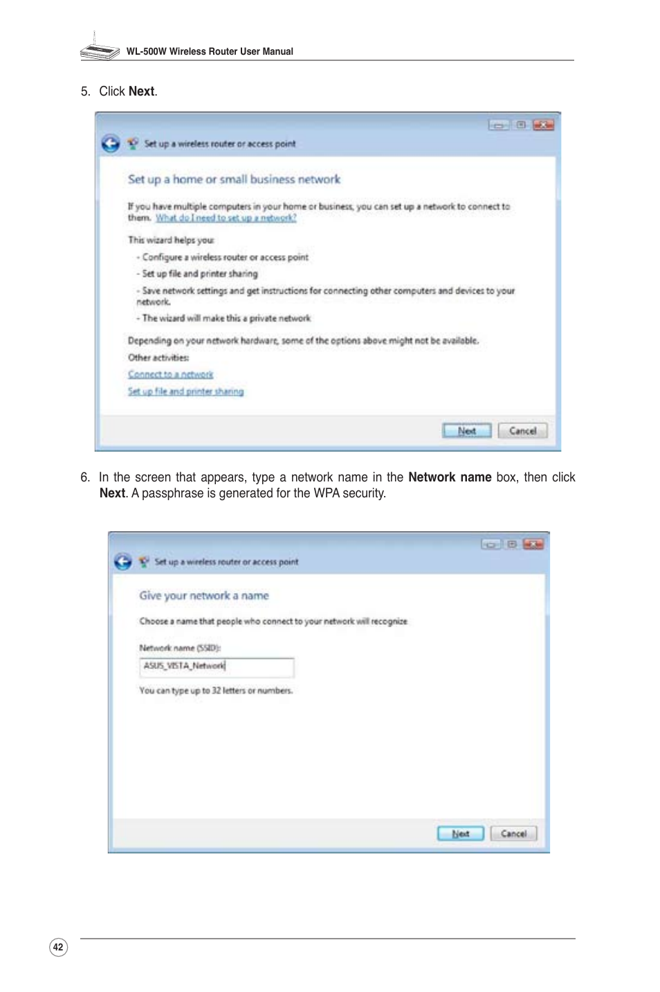 Asus WL-500W User Manual | Page 44 / 56