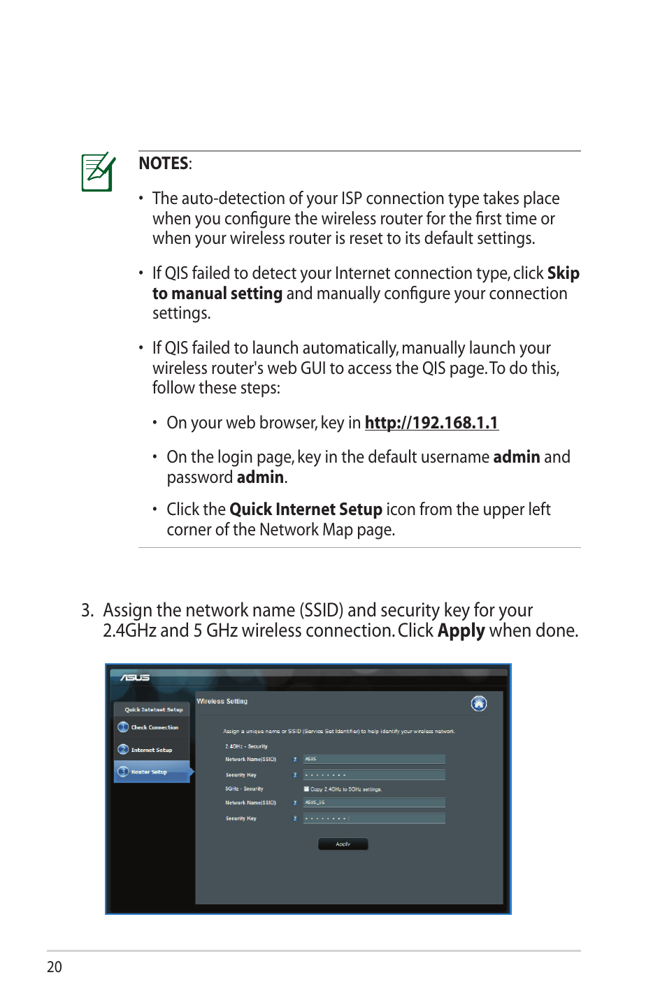 Asus RT-AC66R User Manual | Page 20 / 70