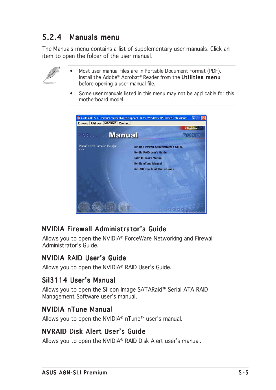 Asus A8N-SLI Premium User Manual | Page 123 / 182