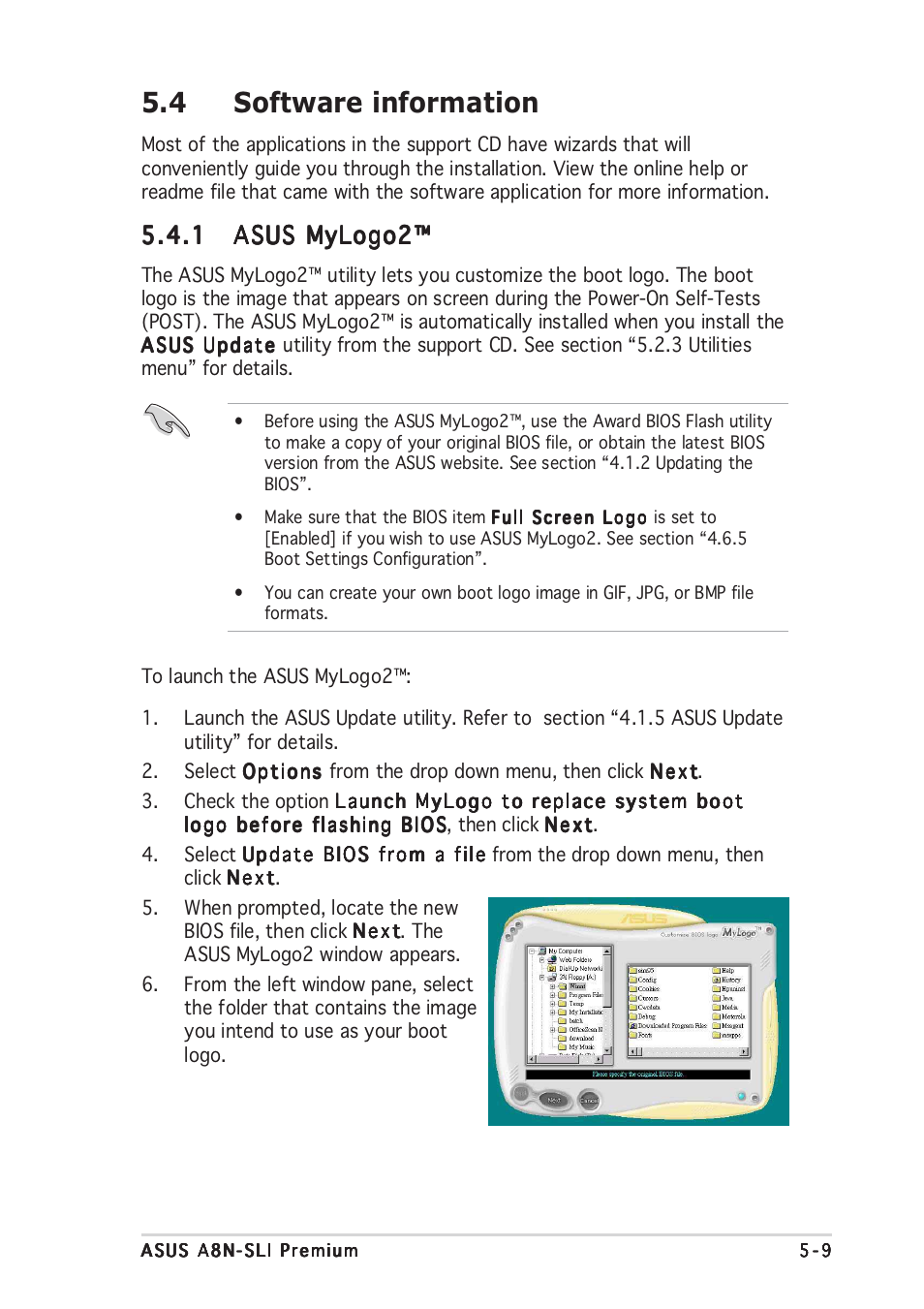 4 software information | Asus A8N-SLI Premium User Manual | Page 127 / 182