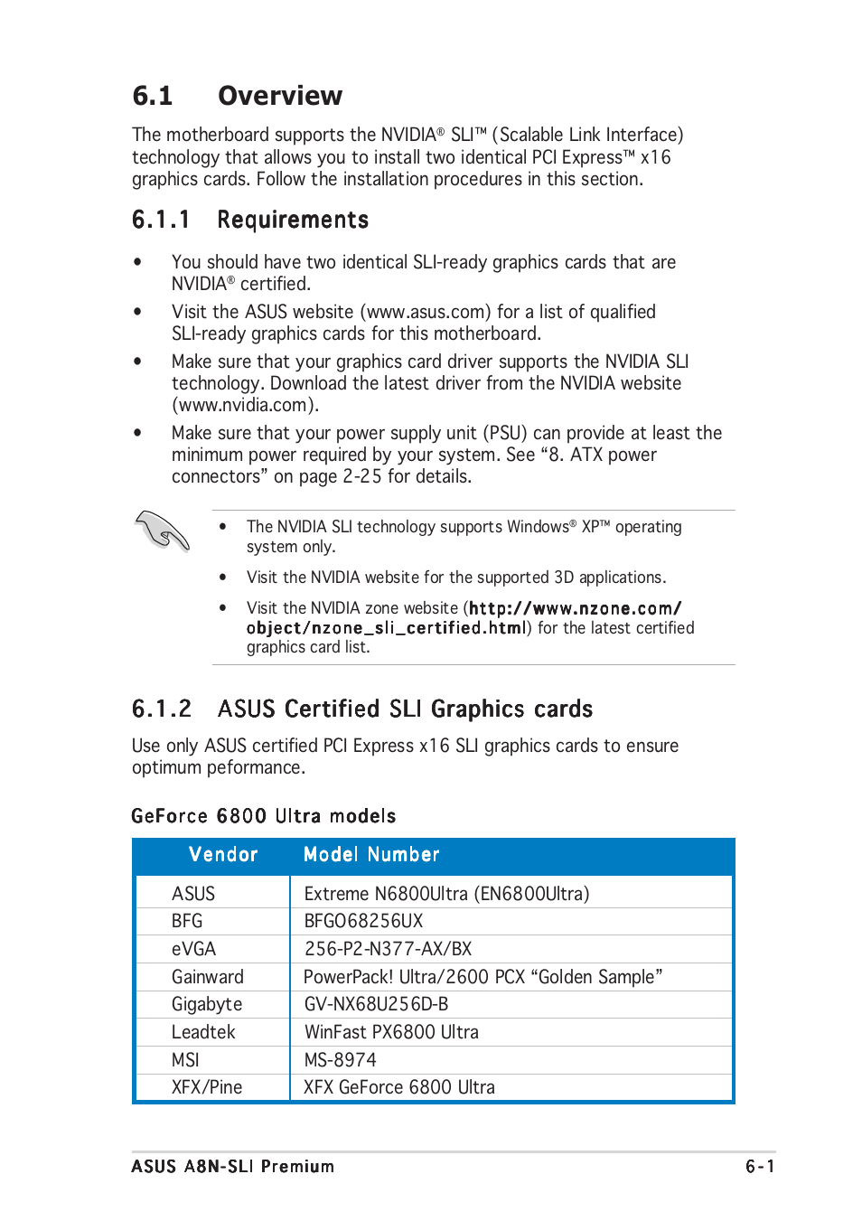 1 overview | Asus A8N-SLI Premium User Manual | Page 169 / 182