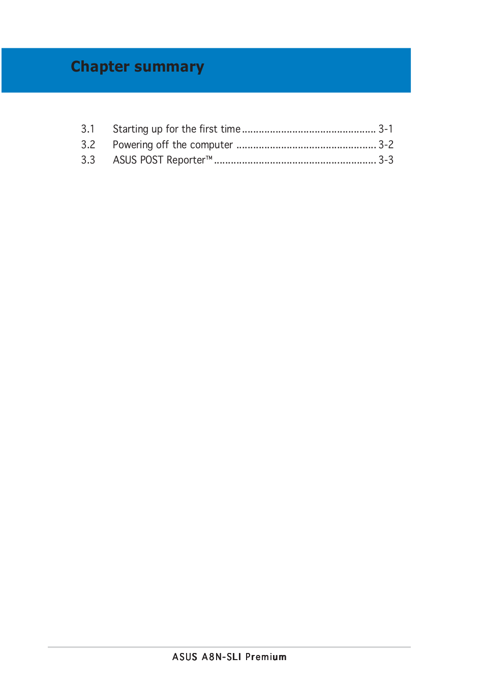 Chapter summary | Asus A8N-SLI Premium User Manual | Page 58 / 182