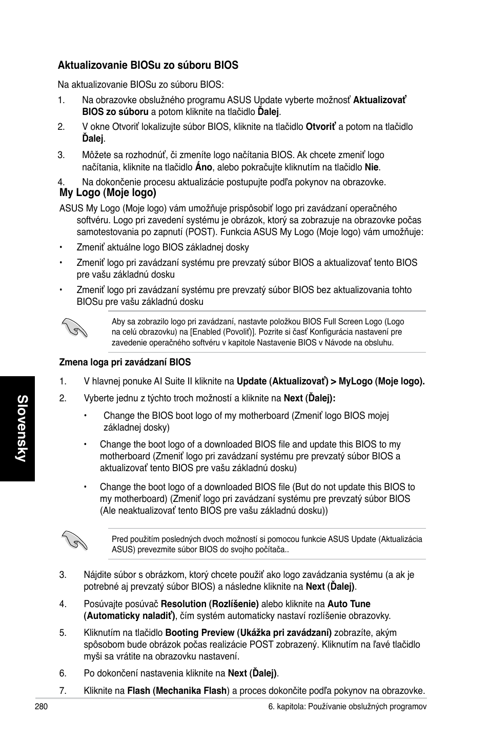 Slovensky | Asus CG8270 User Manual | Page 282 / 534