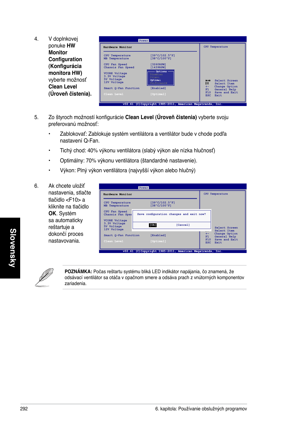 Slovensky | Asus CG8270 User Manual | Page 294 / 534