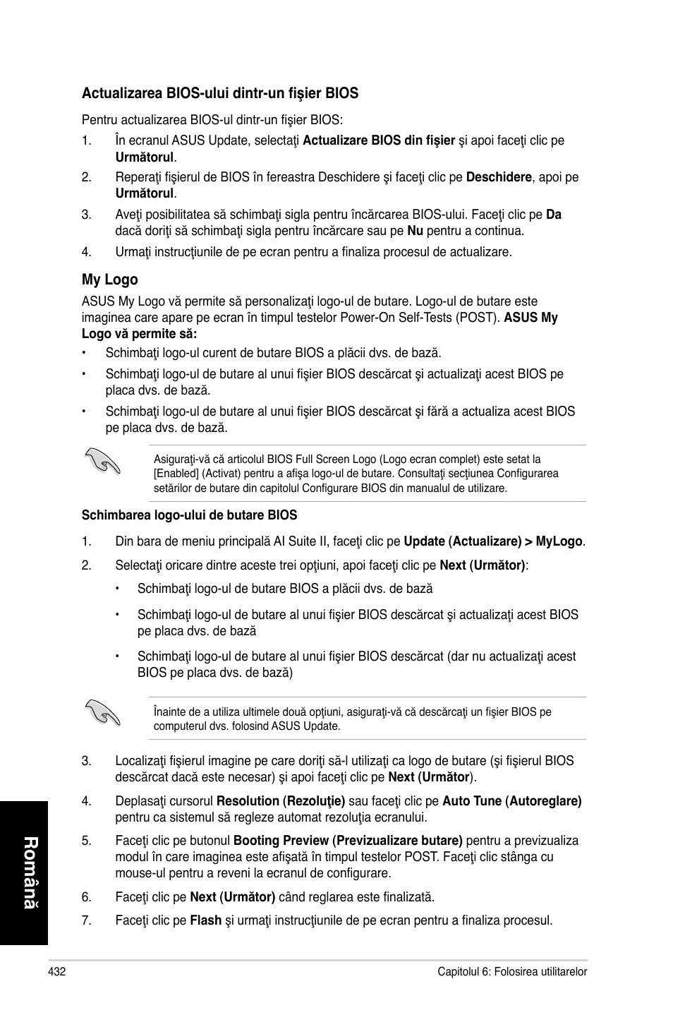 Română | Asus CG8270 User Manual | Page 434 / 534