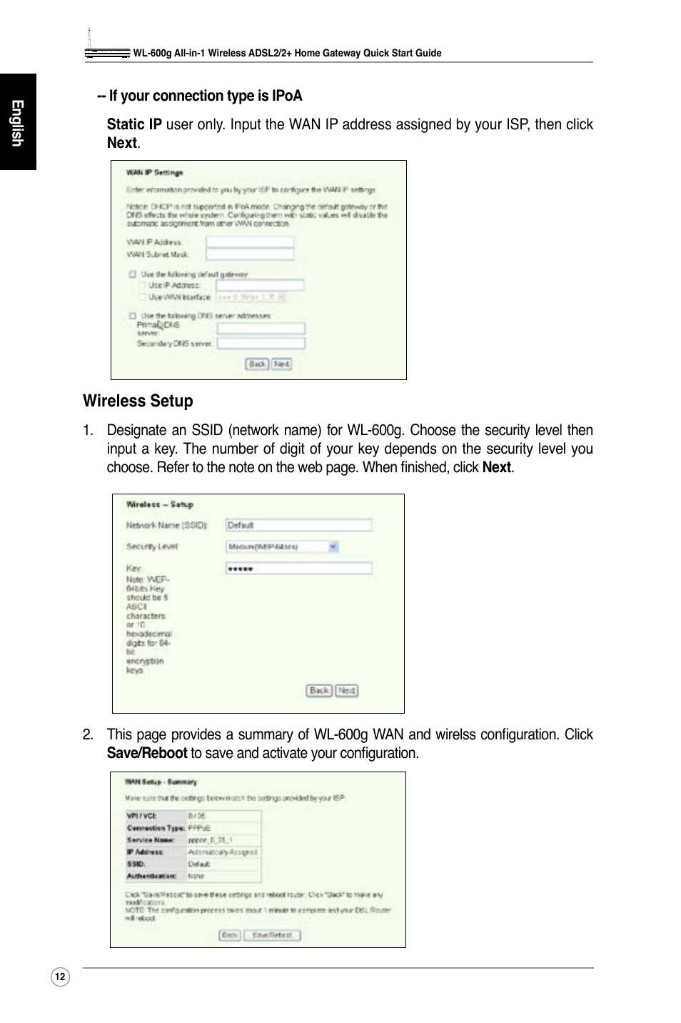 Asus WL-600g User Manual | Page 15 / 227