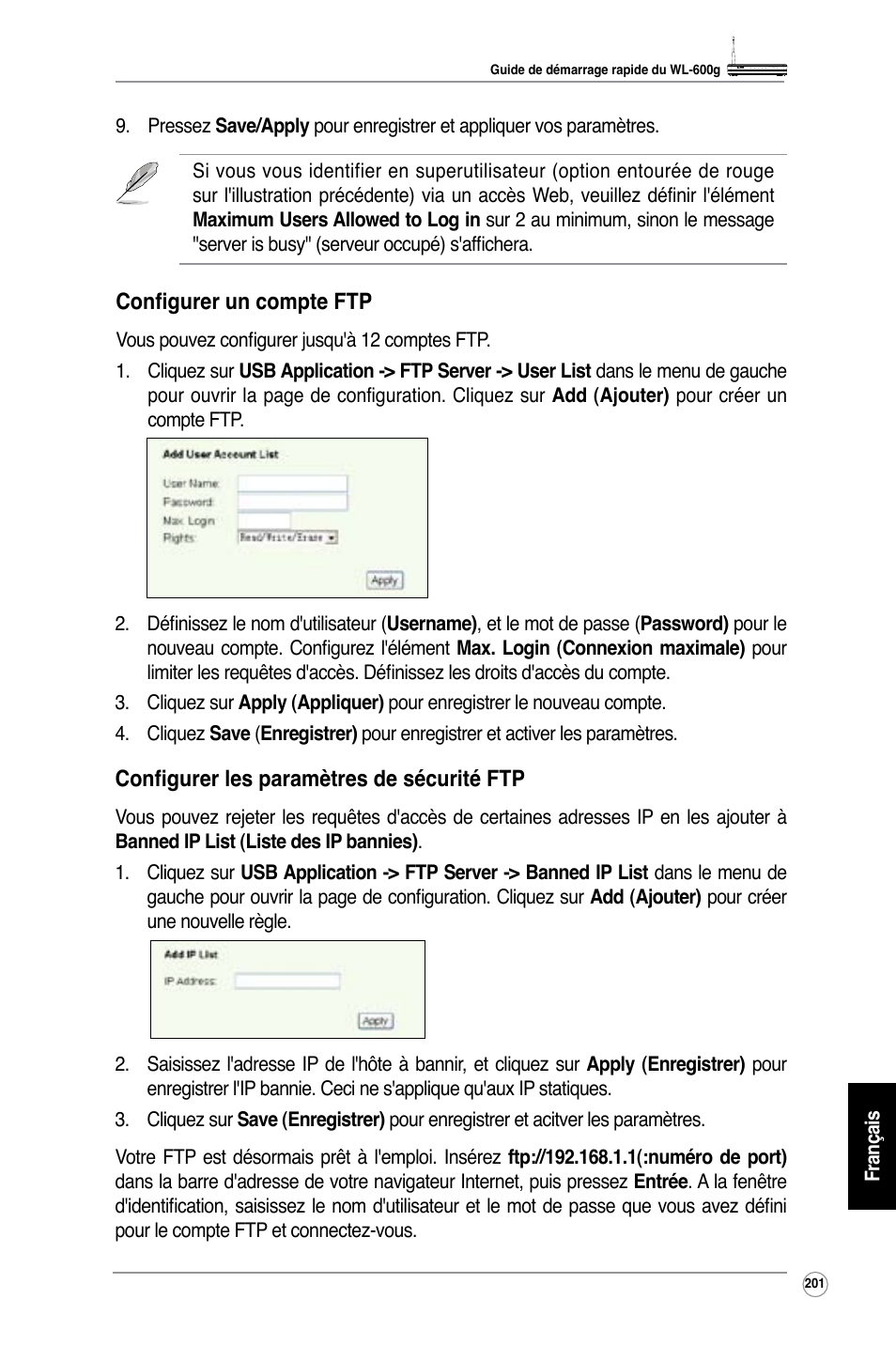 Asus WL-600g User Manual | Page 218 / 227