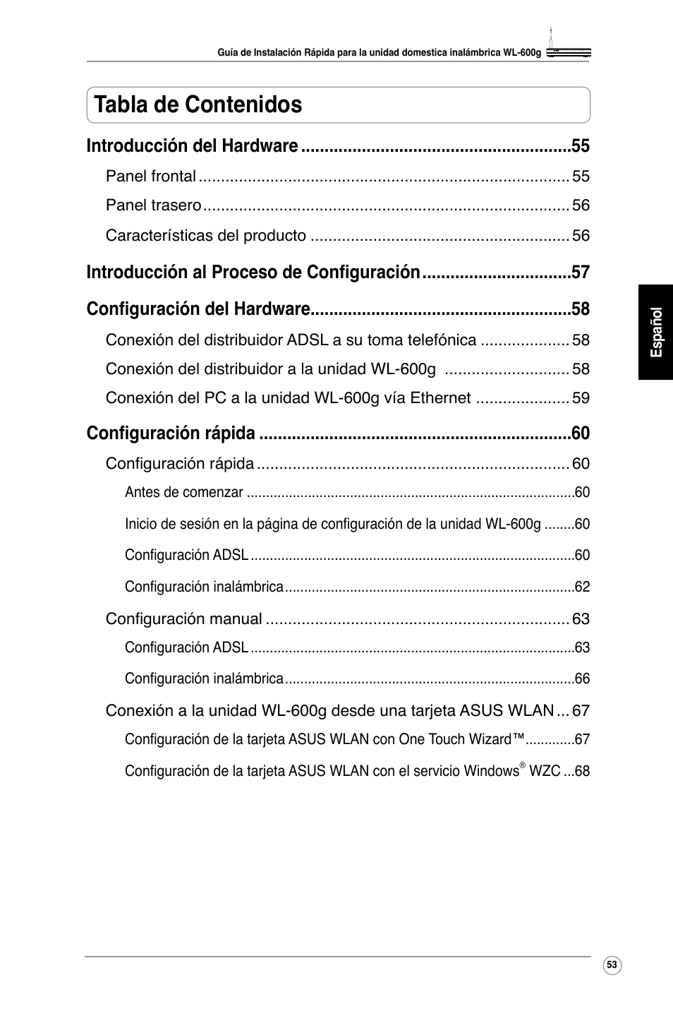 Asus WL-600g User Manual | Page 60 / 227