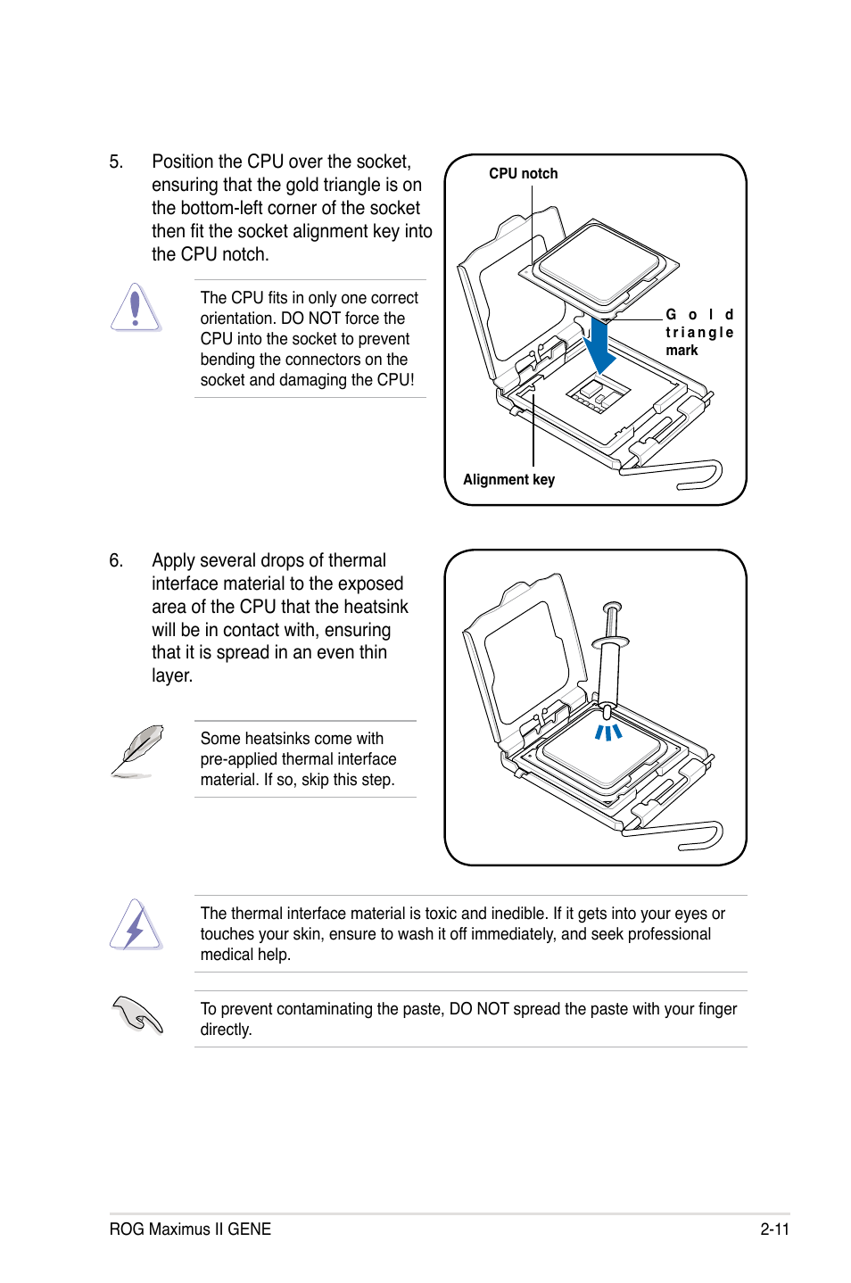 Asus Maximus II Gene User Manual | Page 35 / 174