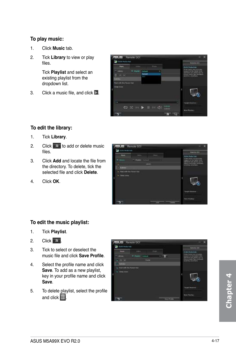 Chapter 4 | Asus M5A99X EVO R2.0 User Manual | Page 133 / 180