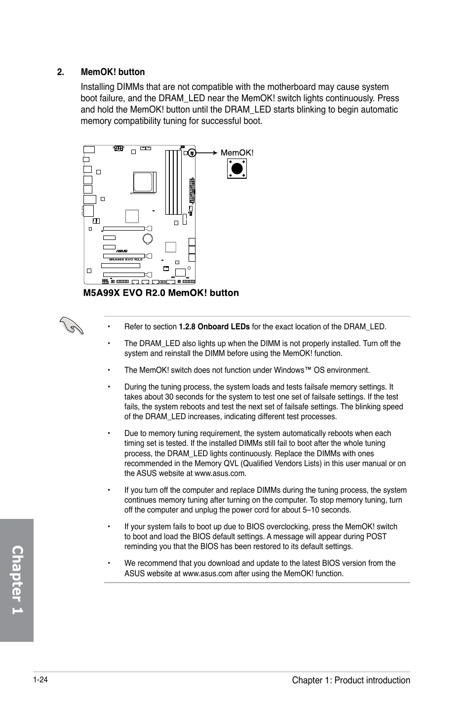 Chapter 1 | Asus M5A99X EVO R2.0 User Manual | Page 38 / 180