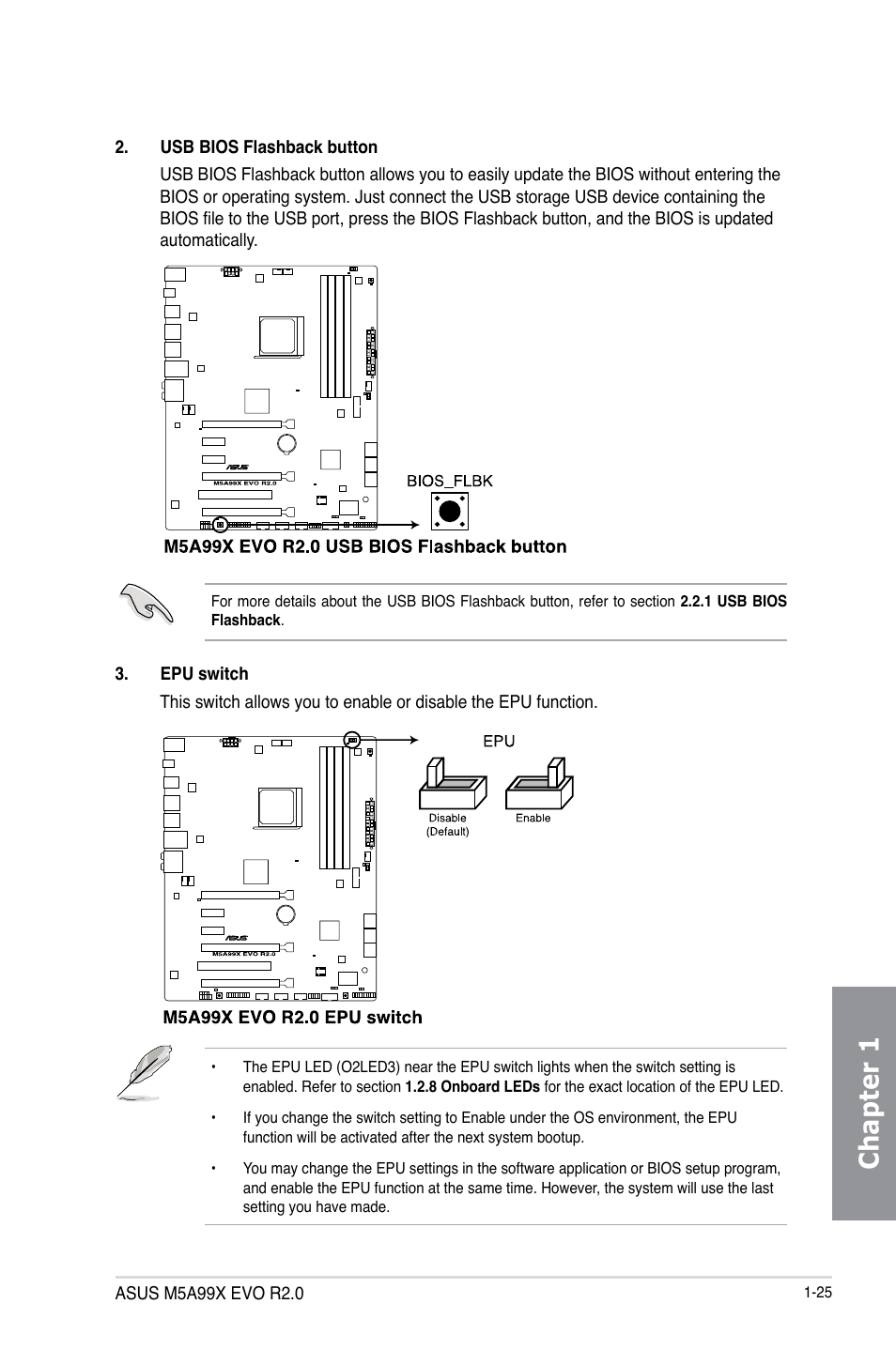 Chapter 1 | Asus M5A99X EVO R2.0 User Manual | Page 39 / 180