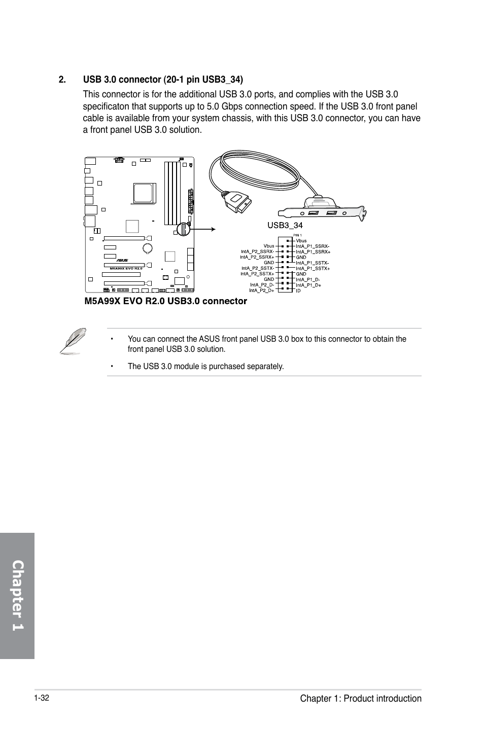 Chapter 1 | Asus M5A99X EVO R2.0 User Manual | Page 46 / 180