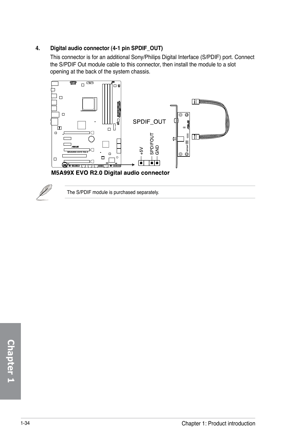Chapter 1 | Asus M5A99X EVO R2.0 User Manual | Page 48 / 180